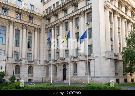 Bucharest, Romania. May 25, 2024. external view of the Ministry of Internal Affairs building in the city center Stock Photo