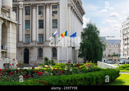 Bucharest, Romania. May 25, 2024. external view of the Ministry of Internal Affairs building in the city center Stock Photo