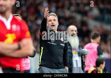 Ugo Mola Head Coach Of Stade Toulousain During The Top 14 2025 2026 ugo-mola-head-coach-of-stade-toulousain-during-the-top-14-2025-2026