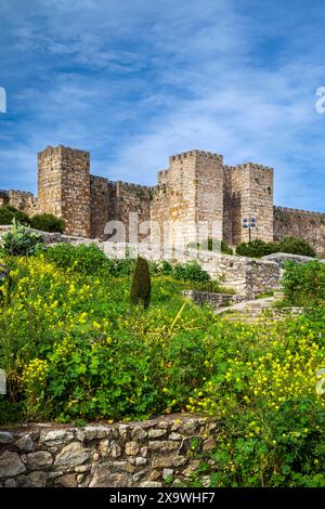 Castle, Trujillo, Extremadura, Spain Stock Photo