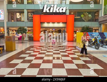 KIKA at a Olympia Center Brno shopping mall in Brünn, Brna, Czechia, May 9, 2024. Stock Photo