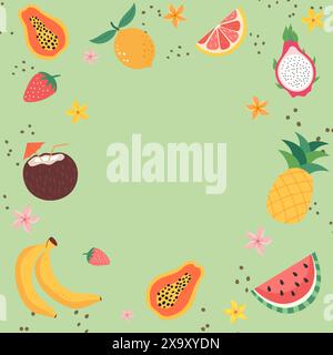 Summer sale banners and posters. Set of vector illustrations for web and social media banners, print material, newsletter designs, coupons, marketing. Stock Vector