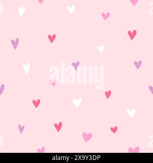 Hearts - seamles pattern background Stock Vector