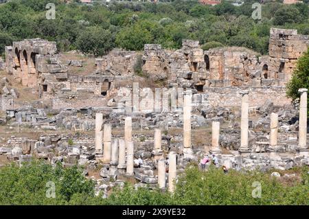 The Temple of Aphrodite, Aphrodisias Ancient City, Geyre, near Karacasu, Aydin Province, Turkey Stock Photo