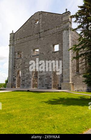 St. Raphael’s Ruins is the site of the earliest Roman Catholic churches in Canada. St. Raphael’s Ontario Canada Stock Photo