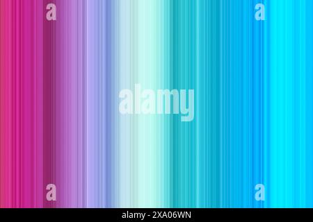 a vibrant rainbow striped patterns on a wall background Stock Photo