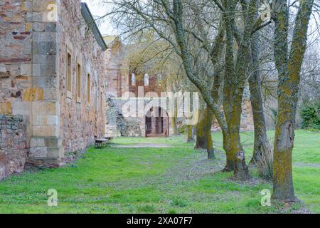 The Ruins of the Monastery of Santa Maria de Moreruela, Granja de Moreruela, Zamora, Castilla y Leon, Spain Stock Photo