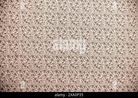 A vintage wallpaper with floral patterns Stock Photo