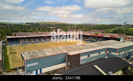 Rochdale Football FC club stadium Spotlands Stock Photo