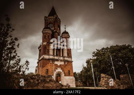 Gardos Tower or Millennium Tower, also known as Kula Sibinjanin Janka. Belgrade, Republic of Serbia Stock Photo