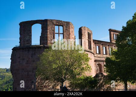 the Castle of Heidelberg located in  Germany Stock Photo