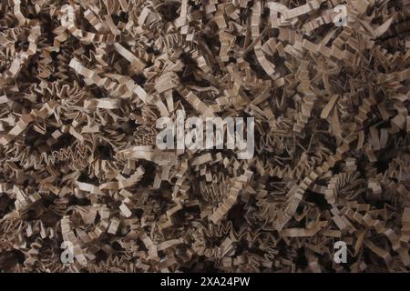 A heap of shredded paper waste Stock Photo