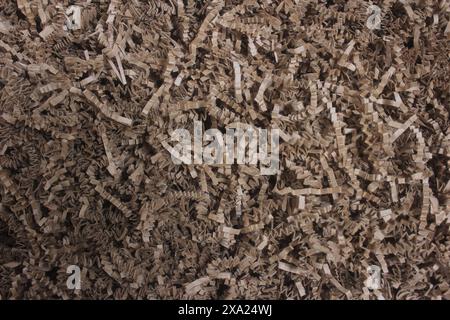 A heap of shredded paper waste Stock Photo