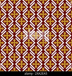 Floor tile seamless pattern, Geometric Seamless Pattern, Background Vintage Stock Vector