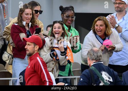 Paris, France. 03rd June, 2024. attends the 2024 French Open at Roland Garros on June 3, 2024 in Paris, France. Photo by Laurent Zabulon/ABACAPRESS.COM Credit: Abaca Press/Alamy Live News Stock Photo