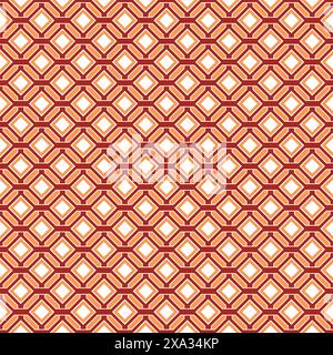 Flat design creative arabesque pattern. geometric background Stock Vector