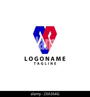 initial letter SG GS modern vector logo design Stock Vector