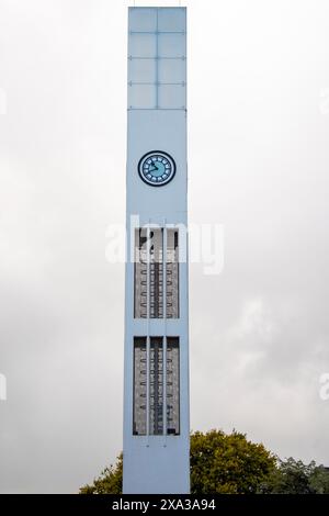 Hopwood Clock Tower in Palmerston North - New Zealand Stock Photo