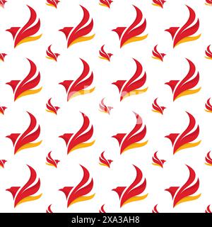 Eagle Seamless Pattern, Modern and Great for background Stock Vector