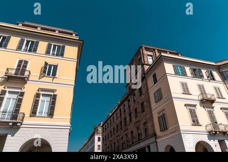 Turin, Italy - March 28, 2022: Via Roma is a vital artery and a luxury shopping precinct pulsing through Turin’s historic city centre, Piedmont, Italy Stock Photo