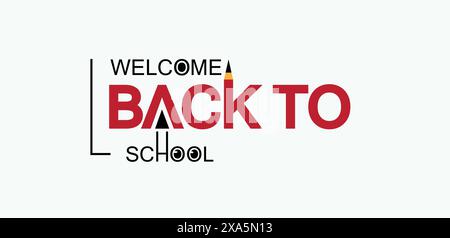 Back to School in Style The Beauty of Modern Design Stock Vector