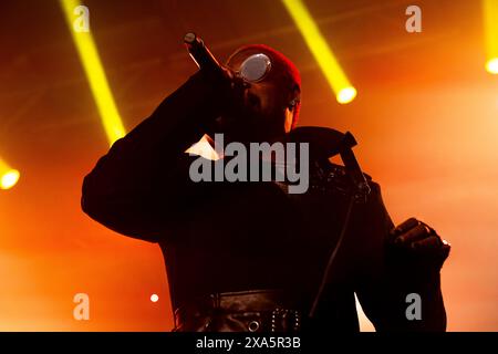 Milano, Italy. 03rd June, 2024. American rapper and singer Danny Brown is performing live at Magazzini Generali in Milan, Italy, on June 03, 2024 (Photo by Mairo Cinquetti/NurPhoto). Credit: NurPhoto SRL/Alamy Live News Stock Photo