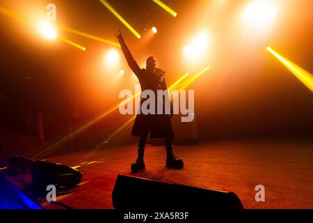 Milano, Italy. 03rd June, 2024. American rapper and singer Danny Brown is performing live at Magazzini Generali in Milan, Italy, on June 03, 2024 (Photo by Mairo Cinquetti/NurPhoto). Credit: NurPhoto SRL/Alamy Live News Stock Photo