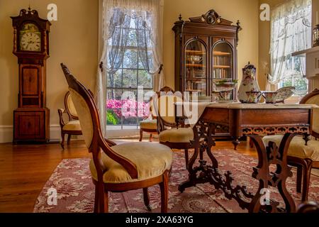 Inside Barrington Hall Stock Photo