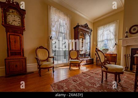 Inside Barrington Hall Stock Photo