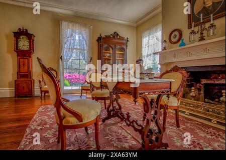 Inside Barrington Hall Stock Photo