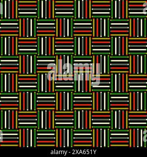 Abstract background of woven squares in varying shades Stock Photo