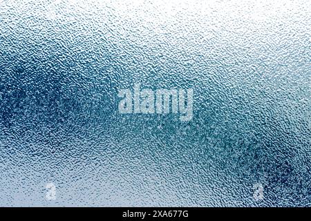 Closeup of frosted glass texture background Stock Photo
