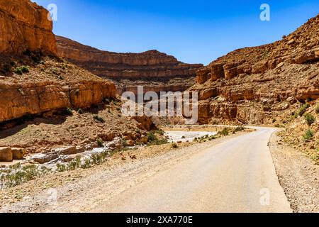 North Africa, Morocco, South, Dades Valley, Dades Gorge Stock Photo