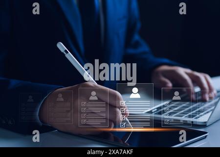 Human Resources, recruitment process outsourcing, leadership. effective management and recruitment of HR, effective organizational structure, training Stock Photo