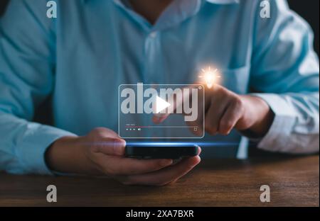 Elearning, Learning online with webinar, video clip tutorial, internet lessons, webinar, education online concept, video tutorial, education concept, Stock Photo