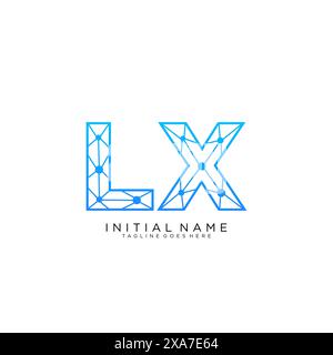 LX tech logo concept design Stock Vector Image & Art - Alamy