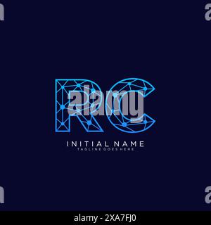 RC Logo Concept Design Stock Vector Image & Art - Alamy