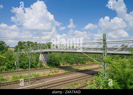 Brücke, Alfred-Lion-Steg, Tempelhof-Schöneberg, Berlin, Deutschland ...