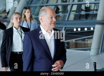 Olaf Scholz, Bundeskanzler, Deutschland, Berlin, Bundeskanzleramt ...