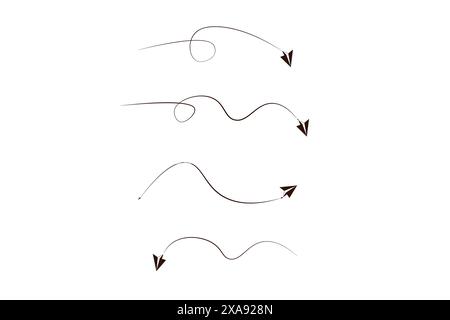 Set of dashed line airplane route with location icon flat design Stock Vector