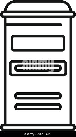 Upgrade your gaming and processing power with a modern and sleek cpu tower computer case for your high end enthusiast or gamer desktop system Stock Vector