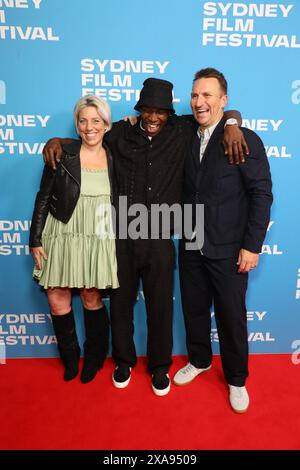 Sydney, Australia. 5th June 2024. Tbc arrives on the red carpet for the Sydney Film Festival World Premiere of Midnight Oil: The Hardest Line at the State Theatre. Credit: Richard Milnes/Alamy Live News Stock Photo