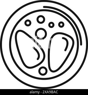 Promoting healthy eating habits, with a focus on portion control and balanced nutrition Stock Vector