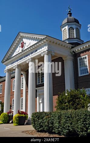 The Louis D. Brandeis School of Law at the University of Louisville's main Belknap Campus is the oldest law school in Kentucky. Stock Photo