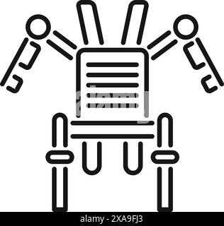 Representing the concept of data security, showing keys unlocking a secure system Stock Vector