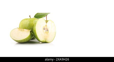 Apples Isolated on White Background Stock Photo