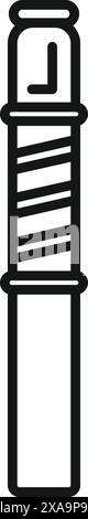 Signalling a place for men's grooming and styling Stock Vector