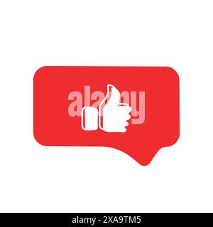 Like and dislike icon button Stock Vector
