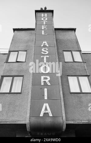 Hotel Astoria, designed by Ole Falkentorp, 1935; Copenhagen, Denmark Stock Photo