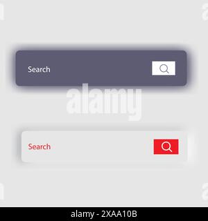 Search icon button Stock Vector
